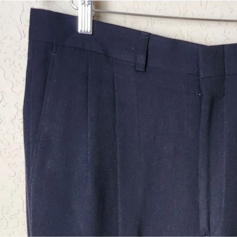 Givenchy Monsieur Vintage Wool Double Breasted Pant Suit Mens Navy Blue